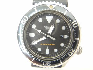 桐生店【現状品】10-243 SEIKO セイコー DIVER'S ダイバー 腕時計 3E25-0A50