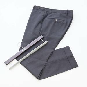 ●美品 定価約3.8万円●PT01 PT TORINO ピーティートリノ ウールパンツ ノープリーツ グレー 46 SLIM FIT 国内正規品