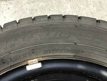 (WW5J027)鉄ホイール 14ｘ4.5J 4穴 100 + GOOD YEAR ICENAVI7 155/65R14 75Q 2020年 スタッドレス 冬タイヤ 送料無料_画像4