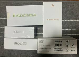 iPhone4,iPhone5s,HW P20 Lite(Android),HW 503HW(Android),Windows phone 　スマホ　5台セット