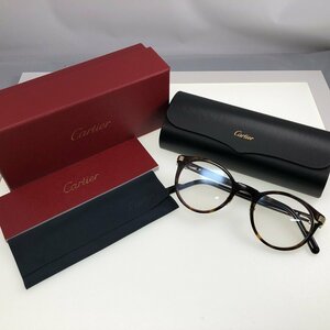 【美品】Cartier プルミエール ドゥ カルティエ メガネフレーム アイウェア 眼鏡 CT0312O 002[224645