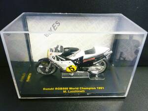 イクソ 1/24 スズキ RGB 500 1981 WGP チャンピオン #5 M.ルッキネリ