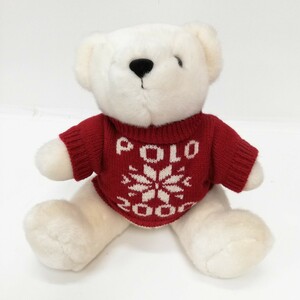 291 美品 RALPH LAUREN ラルフローレン 1999年 ポロベアー ぬいぐるみ POLO 雪の結晶 2000 ニット テディベア ポロ ベア くま 全長約26cm