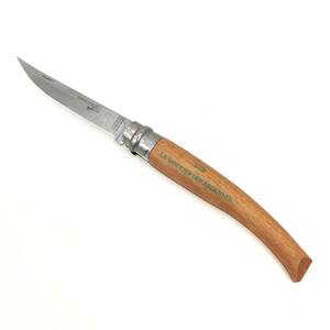 582 OPINEL オピネル スリムナイフ フォールディングナイフ 折り畳みナイフ ステンレス アウトドア キャンプ BBQ 中古