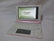 ◆稼働品 　CASIO /カシオ 電子辞書 EX-word 　DATA　PLUS6　XD-B3800 　ピンクカラー_画像3