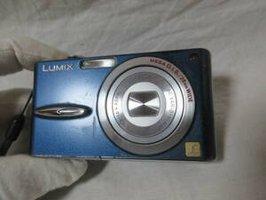 ◆ ジャンク扱い Panasonic /パナソニック コンパクトデジタルカメラ Lumix DMC-FX30 訳アリ ブルー系カラー