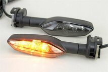 送料350円 MT-10純正タイプ スモークLEDウインカー左右セット MT-09Tracer MT-07 MT-25 MT-3 トレーサー YAMAHA ヤマハ_画像9