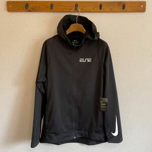 ［未使用］NIKE ナイキ THERMA エリート DRI-FIT パーカー ブラック Lサイズ フルジップフーディー 裏フリース 776095