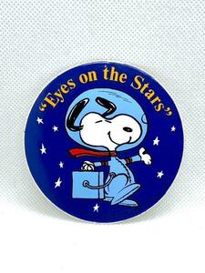 1968*s* NASA* SNOOPY tube system staff official sticker * not for sale unused 