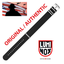 新品★ LUMINOX ルミノックス ★ 4Loops Strap 22mm Black★純正ベルト 検：CWC ハミルトン オメガ NATO 軍用 ストラップ_画像3