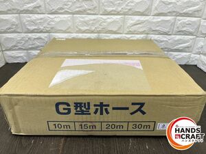 ▽ ハンシン G型ホース 溶断溶接用ガスホース ネジ式 5ｘ5 15m 酸素 アセチレン ツインホース 未使用 ガスホース