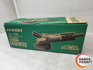 ♪HiKOKI　未使用　G13SH5（E) 電気ディスクグラインダ 100V仕様 125mm【中古】