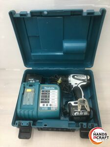 ◇【中古品】マキタ　DF440DRFXW　ドライバードリル　14.4V3.0Ahバッテリー2個　充電器　ケース