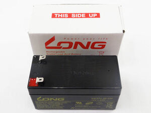  postage 660 jpy ~ LONG air-tigh type MF shield battery 12V1.2Ah Maintenance Free driver battery -* electric bike and so on 