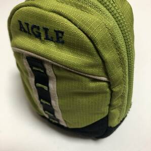 AIGLE エーグル ミニ バッグ 小物入れ ベルト アウトドア(USED）の画像5