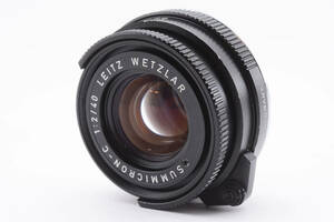◆希少？シリアルなし◆ Leica summicron-c 40mm F2 ライカ ズミクロン 単焦点 レンズ Mマウント #1857