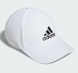 管番048【新品】アディダス　adidas　ゴルフキャップ(PFヘザーツアーキャップ)白