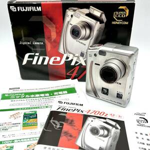 AY0404■FUJIFILM FinePix 4700 z フジフィルム CAMERA カメラ デジカメ デジタルカメラ ズーム レンズ f= 8.3 24.9mm ※取説あり