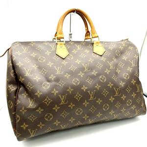 HY1053■LOUIS VUITTON ルイヴィトン モノグラム スピーディ 40 TH1013 ボストンバッグ ハンドバッグ ※チャック持ち手部分破損あり