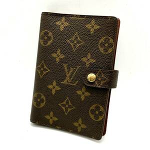  TY0766■LOUIS VUITTON ルイヴィトン LV モノグラム アジェンダ PM 手帳 カバー SP1000 6穴 ブランド 中古 ※定規 付き (残り9.5文字）