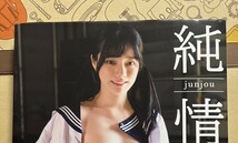 限定【宮下玲奈】直筆サイン入り写真集『純情』+イベント参加特典 初版 帯付き_画像1