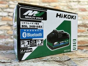 HiKOKI(ハイコーキ) Bluetooth付き第2世代マルチボルト蓄電池 36V 4.0Ah/18V 8.0Ah 0037-9244 BSL36B18BX ④ 領収書発行可能