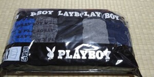 【新品】PLAYBOY　前開きボクサーパンツ　5枚組　LL