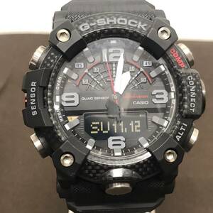 ▼【MH-5337】中古美品 CASIO カシオ Gショック マッドマスター 腕時計 電池式 GG-B100-1A3JF メンズ 稼働品