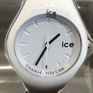 【MH-5589】未使用保管品 ice watch アイスウォッチ ICE.WE.S.S.14 ICE ola 腕時計 ホワイト 電池切れ 現状不動品