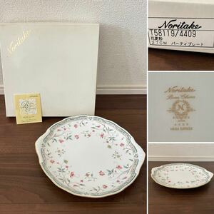 ☆未使用☆Noritake ノリタケ☆花更紗 27㎝ パーティプレート☆Bone China☆HANA SARASA 4409☆プレート☆大皿☆盛皿☆小花柄☆