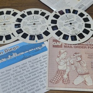 希少 当時物 View Master ビューマスター Rare gaf A192 Sea World San Diego California Packet 1 Reels Packet 激レア サンディエゴ の画像3