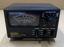 REVEX リーベックス W510 1.6〜30MHz SWR＆POWER 新品ジャンク品_画像1