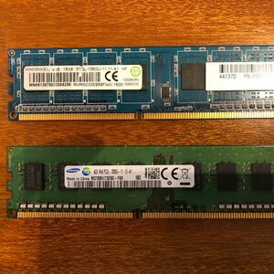 良品☆ DDR3L-1600 4GB×２枚セット(デスクトップ用)