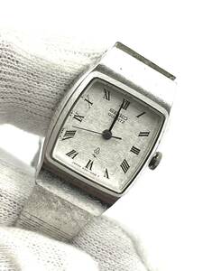 【電池切れ】SEIKO　セイコー　4301-3000 クォーツ腕時計　スクエア　シルバー文字盤 レディース　ケース：1.7