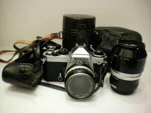 1503　ニコン Nikon FE NIKKOR-S Auto 1:2 f5/NIKOR-Q Auto 1:3.5 f135