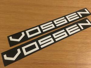 VOSSEN ヴォッセ 汎用 カッティングステッカー 2枚セット 鍛造 FORGED アルミ VW AUDI BMW ベンツ