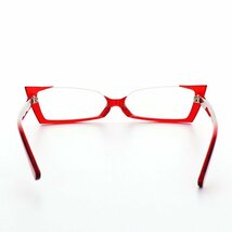 エヴァンゲリオン メガネフレーム 眼鏡 TYPE-MARI 55サイズ アンダーリム　レッド EVANGELION シン・エヴァ_画像4