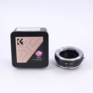 K&F CONCEPT KF-SRM43 レンズマウントアダプター MINOLTA MD→マイクロフォーサーズ変換