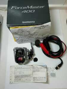 通電 動作確認済 シマノ フォースマスター 400 日本製 電源コード SHIMANO FORCE MASTER made in japan 検 探見丸 電動丸 船 ヒラメ イサキ