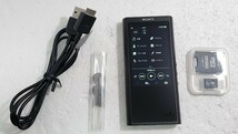 ■高級■SONY ウォークマン NW‐ZX300 64GB ハイレゾ バランス接続 ブラック タッチパネル Bluetooth MicroSDカード付 バッテリー良好！ _画像2