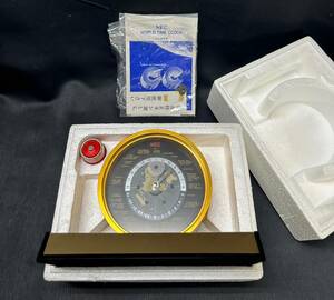 NEC　WORLD　TIME　CLOCK　世界時計　ワールドタイムクロック　日本電気株式会社創立80周年記念　置時計　（SA）