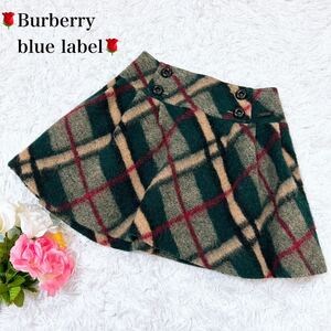 【美品】Burberry Blue Label チェック柄 ミニスカート