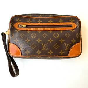 神100-472★ ルイヴィトン LOUIS VUITTON モノグラム マルリー ドラゴンヌ M51825 セカンドバッグ クラッチバッグ メンズ レディース