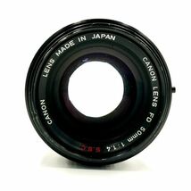 仙12【レンズ】CANON LENS FD 50mm 1:1.4 S.S.C. キャノン カメラレンズ 単焦点レンズ 一眼レフレンズ_画像3