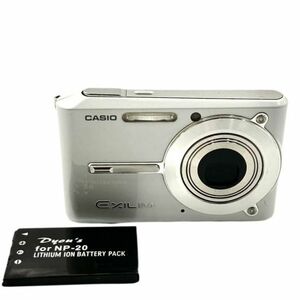 仙53 CASIO EXILIM EX-S500 デジカメ コンパクトカメラ デジタルカメラ ホワイトカラー 5.0 MEGA PIXELS カシオ エクシリム バッテリー付き