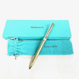 仙106 Tiffany.Co ボールペン SV/925/シルバー ツイスト式 ティファニー 文房具 筆記用具 ステーショナリー 保存袋 箱付き