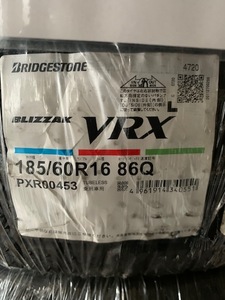 兵庫支店　ＶＲＸ未使用在庫処分　185/60Ｒ16　86Ｑ４本ＳＥＴ　2020年製造