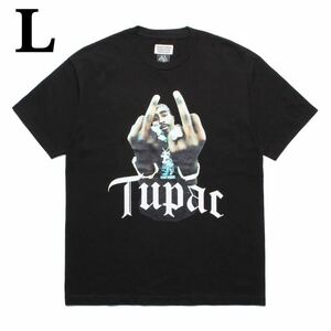 ワコマリア WACKO MARIA 2023ss 新作 天国東京夏祭り 限定 2PAC TUPAC トゥパック T-SHIRT Tシャツ 黒 BLACK ブラック L 新品