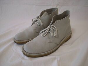 ●GB6.5 US7 クラークス オリジナル サンドベージュ デザートブーツ CLARKS チャッカブーツ ブーツ スエード