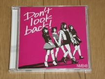 【アイドル】CD+DVD　NMB48 / Don't look back!　Type-B_画像1